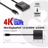 Actieve adapter CLUB3D Mini DisplayPort 1.2 naar HDMI 2.0 UHD