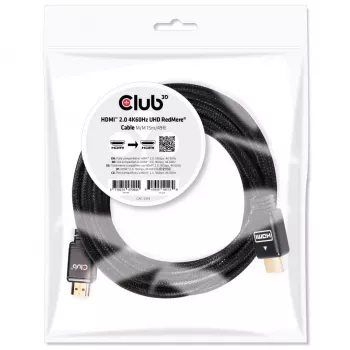 CLUB3D HDMI 2.0 4K60Hz RedMere-kabel 15m/49,2ft