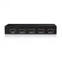 CLUB3D HDMI™ 4K@60Hz UHD splitter AC-voeding 4 poorten