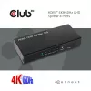 CLUB3D HDMI™ 4K@60Hz UHD splitter AC-voeding 4 poorten