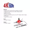 CLUB3D HDMI™ 2.0 UHD 4K60Hz SwitchBox 4 poorten met IR-afstandsbediening