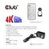CLUB3D HDMI™ 2.0 UHD 4K60Hz SwitchBox 4 poorten met IR-afstandsbediening