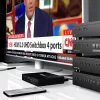 CLUB3D HDMI™ 2.0 UHD 4K60Hz SwitchBox 4 poorten met IR-afstandsbediening