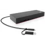 Lenovo 40AF0135EU Laptop-dock/port-replicator bedraad zwart