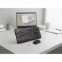 Draadloze toetsenbord- en muisset Logitech MK540 Advanced – full-size QWERTZ-toetsenbord, USB-ontvanger, US-layout, ergonomische muis, zwart/wit