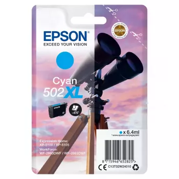 Cartridge Epson 502XL cyaan 470 pagina's