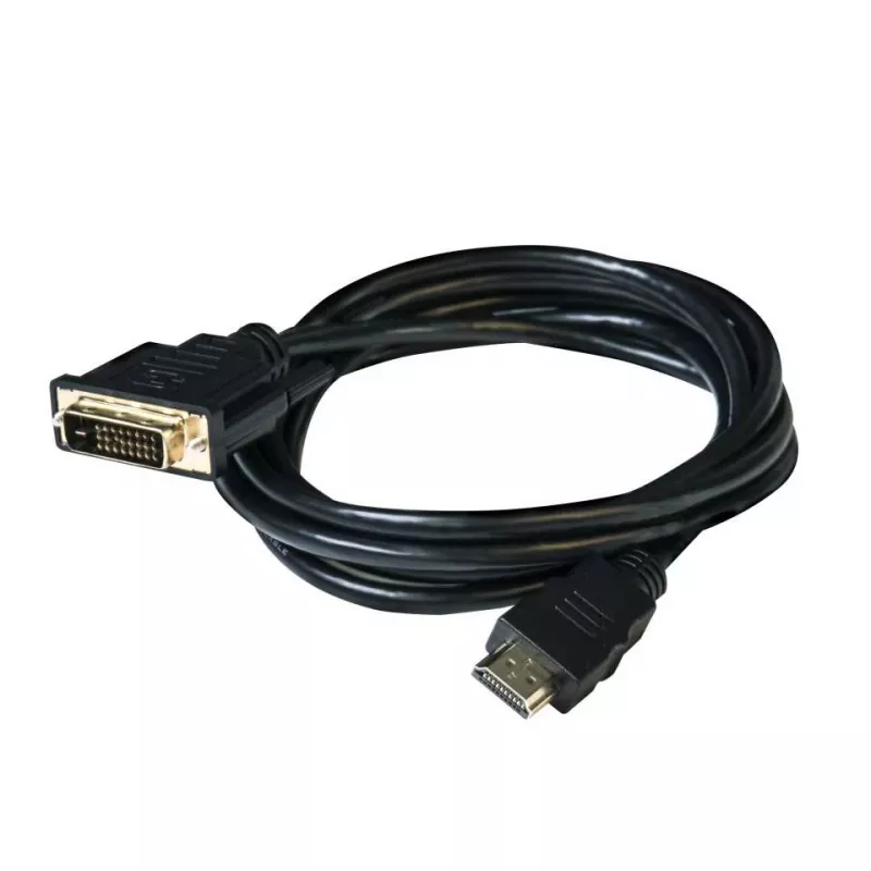 Club 3D CAC-1210 DVI-D-naar-HDMI 1.4-kabel, Dual Link, bidirectioneel, 4K, M/M, 2 m, zwart