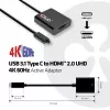 USB 3.1 Type-C naar HDMI 2.0 UHD 4K 60Hz actieve adapter CLUB3D CAC-2504