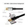 Club 3D CAC-1069 DisplayPort 1.4 HBR3-kabel, 8K 60 Hz, 32,4 Gbps, DSC, HDR, VESA-gecertificeerd, M/M, 4 m, zwart