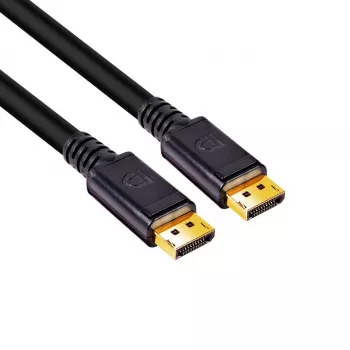 Club 3D CAC-1069B DisplayPort 1.4 HBR3-kabel, 8K 60 Hz, 32,4 Gbps, DSC 1.2, VESA-gecertificeerd, M/M, 4 m, zwart