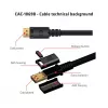 Club 3D CAC-1069B DisplayPort 1.4 HBR3-kabel, 8K 60 Hz, 32,4 Gbps, DSC 1.2, VESA-gecertificeerd, M/M, 4 m, zwart