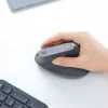 Ergonomische draadloze muis Logitech MX Vertical, MX Vertical, 4000 DPI, RF draadloos + Bluetooth, rechtshandig, grafiet, kantoorgebruik