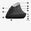 Ergonomische draadloze muis Logitech MX Vertical, MX Vertical, 4000 DPI, RF draadloos + Bluetooth, rechtshandig, grafiet, kantoorgebruik