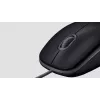 Muis Logitech B110 Silent bedraad USB zwart