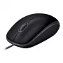 Muis Logitech B110 Silent bedraad USB zwart