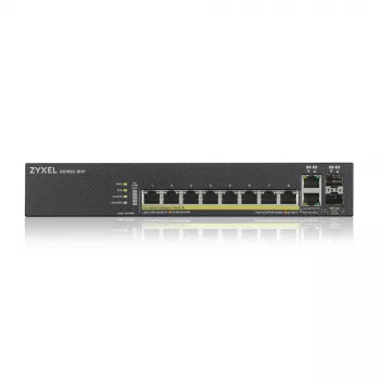Zyxel GS1920-8HPV2 managed Gigabit Ethernet (10/100/1000) Power over Ethernet (PoE) zwart