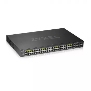 Zyxel GS1920-48HPV2 managed Gigabit Ethernet (10/100/1000) Power over Ethernet (PoE) zwart