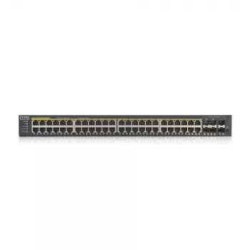 Zyxel GS1920-48HPV2 managed Gigabit Ethernet (10/100/1000) Power over Ethernet (PoE) zwart