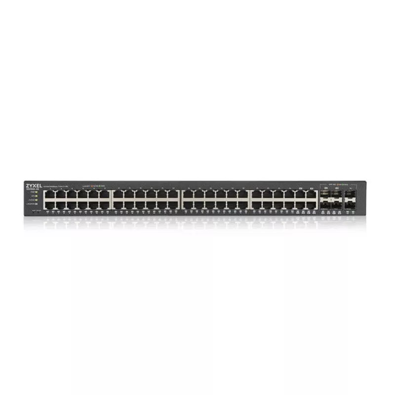 Zyxel GS1920-48V2 managed Gigabit Ethernet (10/100/1000) zwart