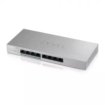 Zyxel GS1200-8HP v2 managed Gigabit Ethernet (10/100/1000) Power over Ethernet (PoE) grijs
