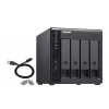 4-bay QNAP TR-004 - 2.5/3.5 inch - Serial ATA II - 0,1,5,10,JBOD - 3.2 Gen 1 (3.1 Gen 1) - USB Type-C behuizing