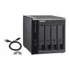 4-bay QNAP TR-004 - 2.5/3.5 inch - Serial ATA II - 0,1,5,10,JBOD - 3.2 Gen 1 (3.1 Gen 1) - USB Type-C behuizing