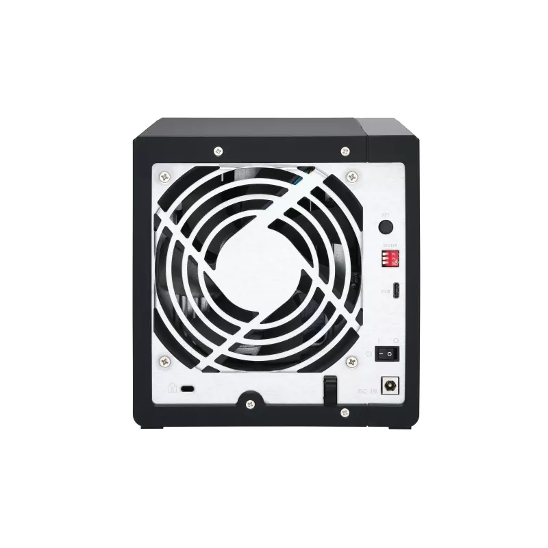 4-bay QNAP TR-004 - 2.5/3.5 inch - Serial ATA II - 0,1,5,10,JBOD - 3.2 Gen 1 (3.1 Gen 1) - USB Type-C behuizing