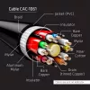 Club 3D CAC-1061 DisplayPort 1.4 HBR3-kabel, 8K 60 Hz, 32,4 Gbps, DSC 1.2, VESA-gecertificeerd, met vergrendeling, M/M, 5 m, zwart