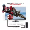 Club 3D CAC-1061 DisplayPort 1.4 HBR3-kabel, 8K 60 Hz, 32,4 Gbps, DSC 1.2, VESA-gecertificeerd, met vergrendeling, M/M, 5 m, zwart