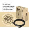 Club 3D CAC-1061 DisplayPort 1.4 HBR3-kabel, 8K 60 Hz, 32,4 Gbps, DSC 1.2, VESA-gecertificeerd, met vergrendeling, M/M, 5 m, zwart