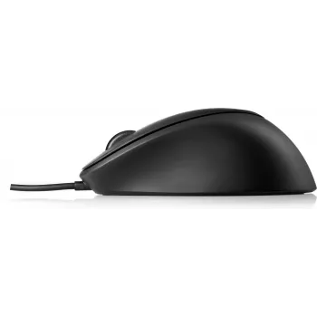 HP USB-vingerafdrukmuis, voor beide handen, USB Type-A, zwart