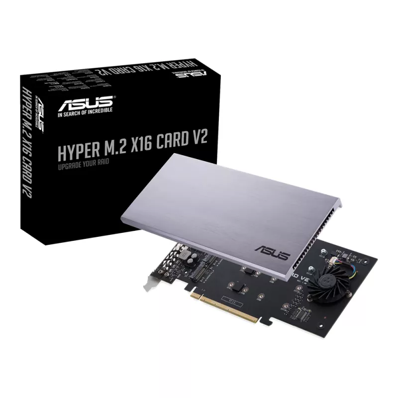 ASUS HYPER M.2 X16 CARD V2 interfacekaart / adapter, intern