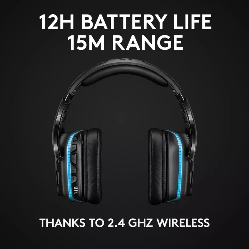 LOGITECH G935 draadloze 7.1 Surround Sound Lightsync gaming-headset – 2,4 GHz