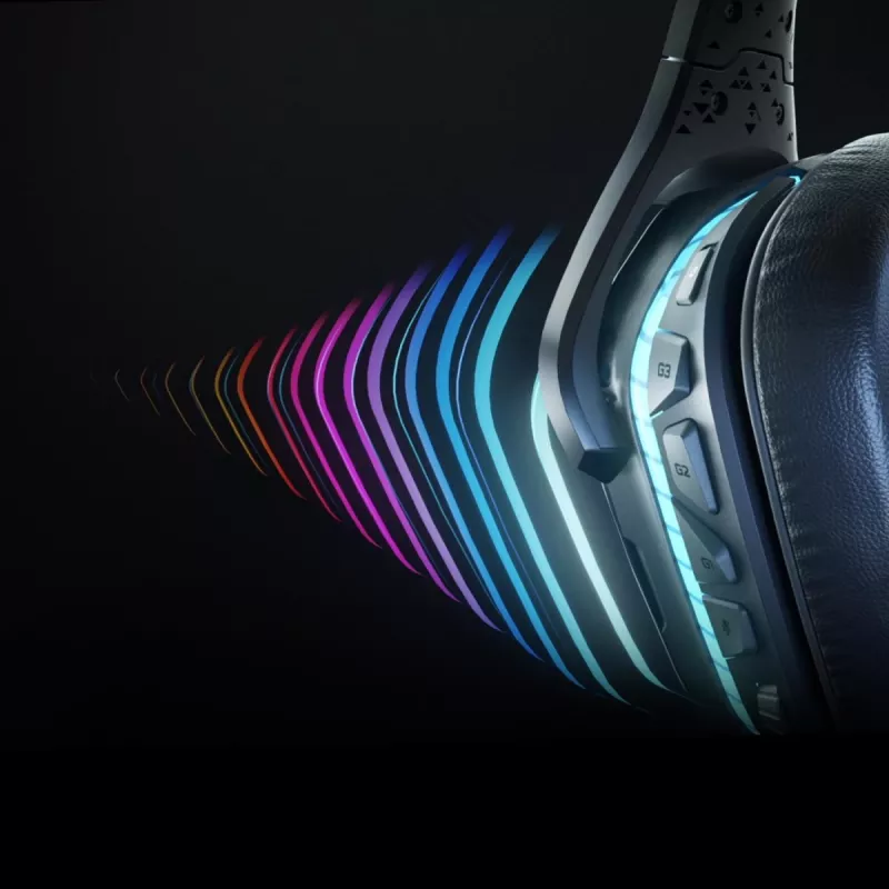 LOGITECH G935 draadloze 7.1 Surround Sound Lightsync gaming-headset – 2,4 GHz