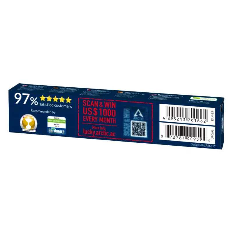 ARCTIC MX-4 (8 g) Edition 2019 – hoogwaardige warmtegeleidingspasta