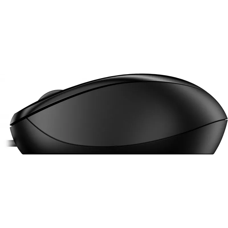 HP kabelmuis 1000, voor beide handen, USB Type-A, 1200 DPI, zwart