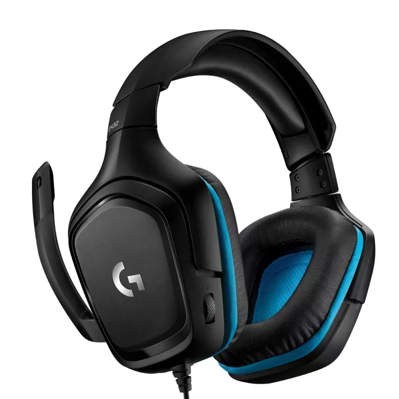LOGITECH G432 - USB / 3.5mm - game-headset - 7.1 Surround - blauw