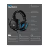 LOGITECH G432 - USB / 3.5mm - game-headset - 7.1 Surround - blauw