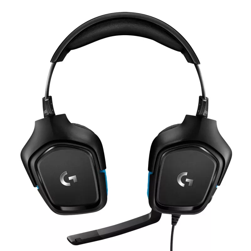 LOGITECH G432 - USB / 3.5mm - game-headset - 7.1 Surround - blauw