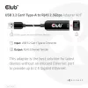 CLUB3D USB 3.2 Gen1 Type-A naar RJ45 2.5Gbps adapter