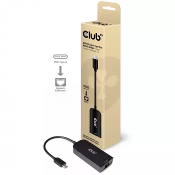 CLUB3D USB 3.2 Gen1 Type-C naar RJ45 2.5Gbps adapter