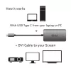 CLUB3D USB3.2 Gen1 Type-C naar Dual Link DVI-D HDCP ON Version actieve adapter M/F