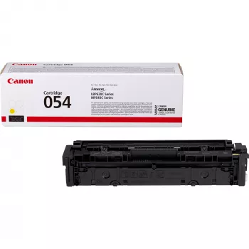 Canon 054 tonerpatroon, geel, 1200 pagina's, geel, 1 st.
