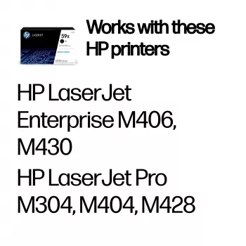Tonerpatroon HP 59X High Yield CF259X 10000 pagina's Zwart