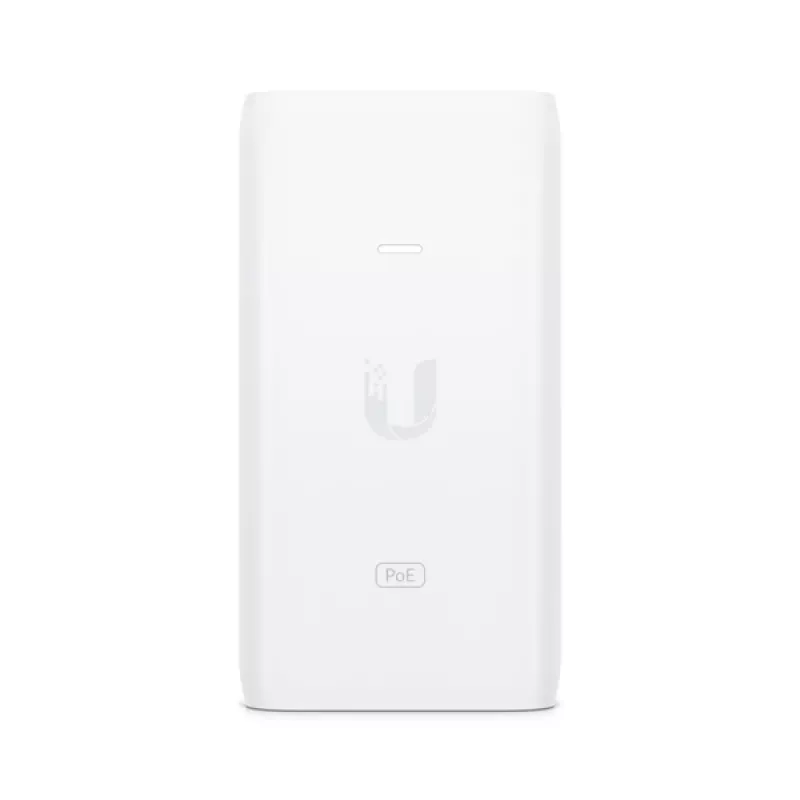 Ubiquiti U-POE-AF PoE-injector, 802.3af, 48 V, 15 W, Gigabit Ethernet, wit