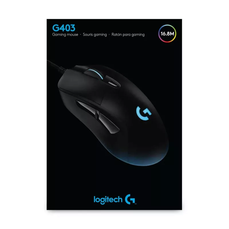 LOGITECH G403 Hero gamingmuis USB Zwart EWR2