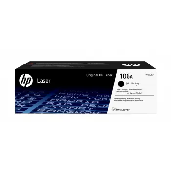 HP 106A Originele Laser-tonercartridge Zwart, 1000 pagina's, Zwart, 1 stuk