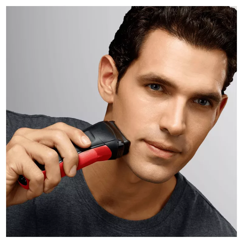Braun Series 3 300s foliescheerapparaat trimmer zwart, rood