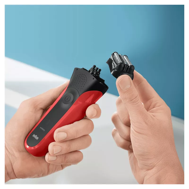 Braun Series 3 300s foliescheerapparaat trimmer zwart, rood