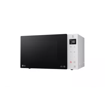 LG MS 23 NECBW zwart, wit solo-magnetron boven het fornuis 23 L 1000 W